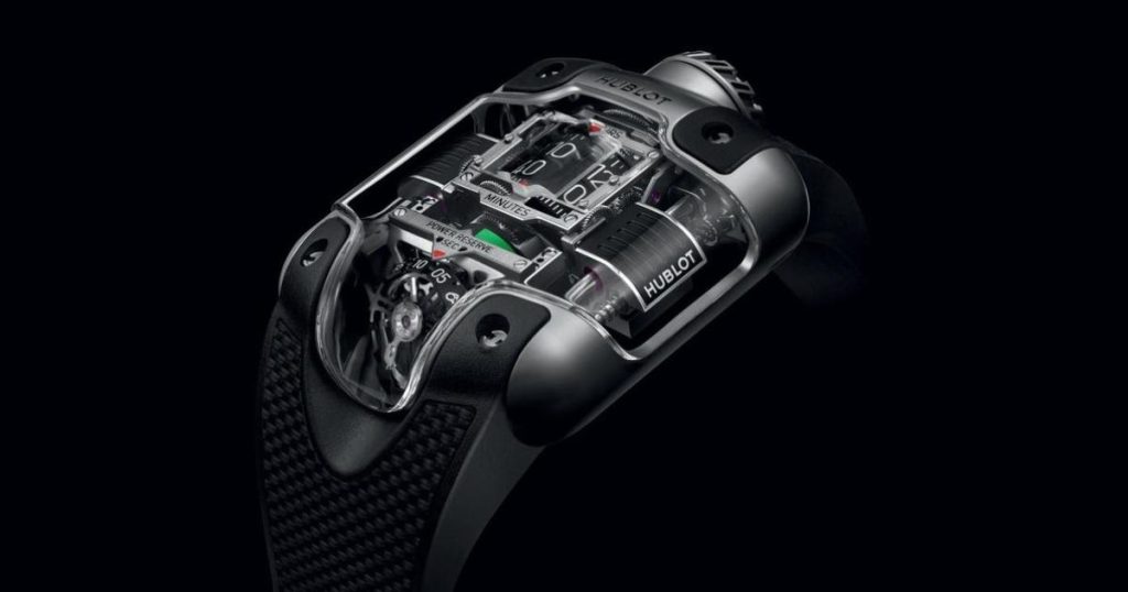 Smartwatch showing features